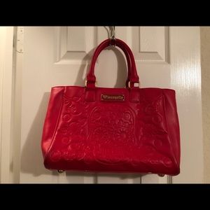 Red Sugar skull loungefly purse